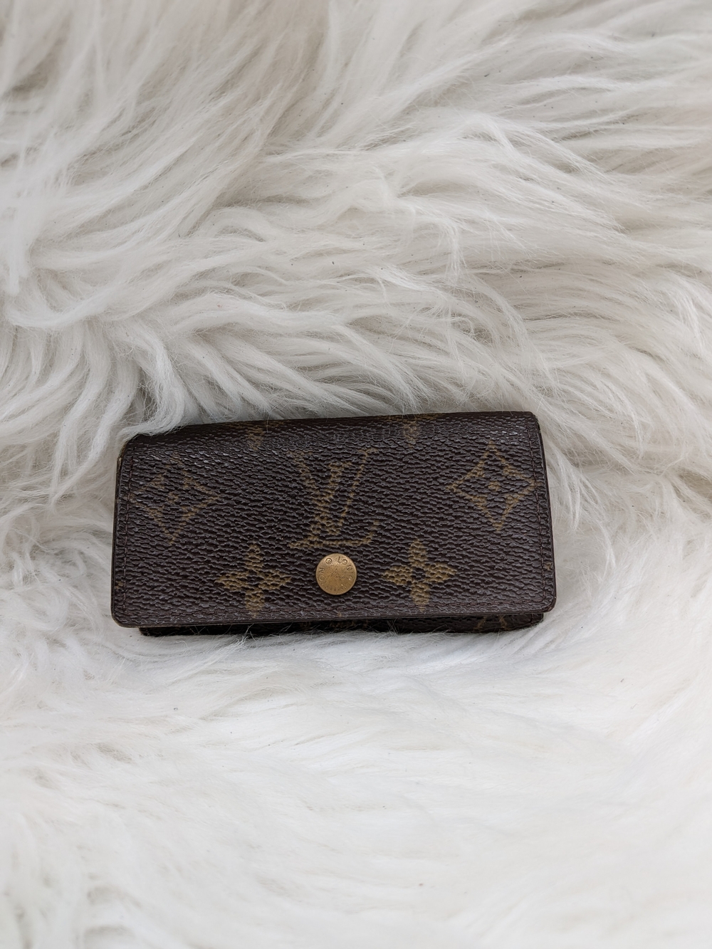 Louis Vuitton Monogram Key Holder Brown